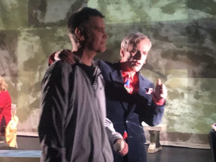 Stumpenensamblen på scenen.