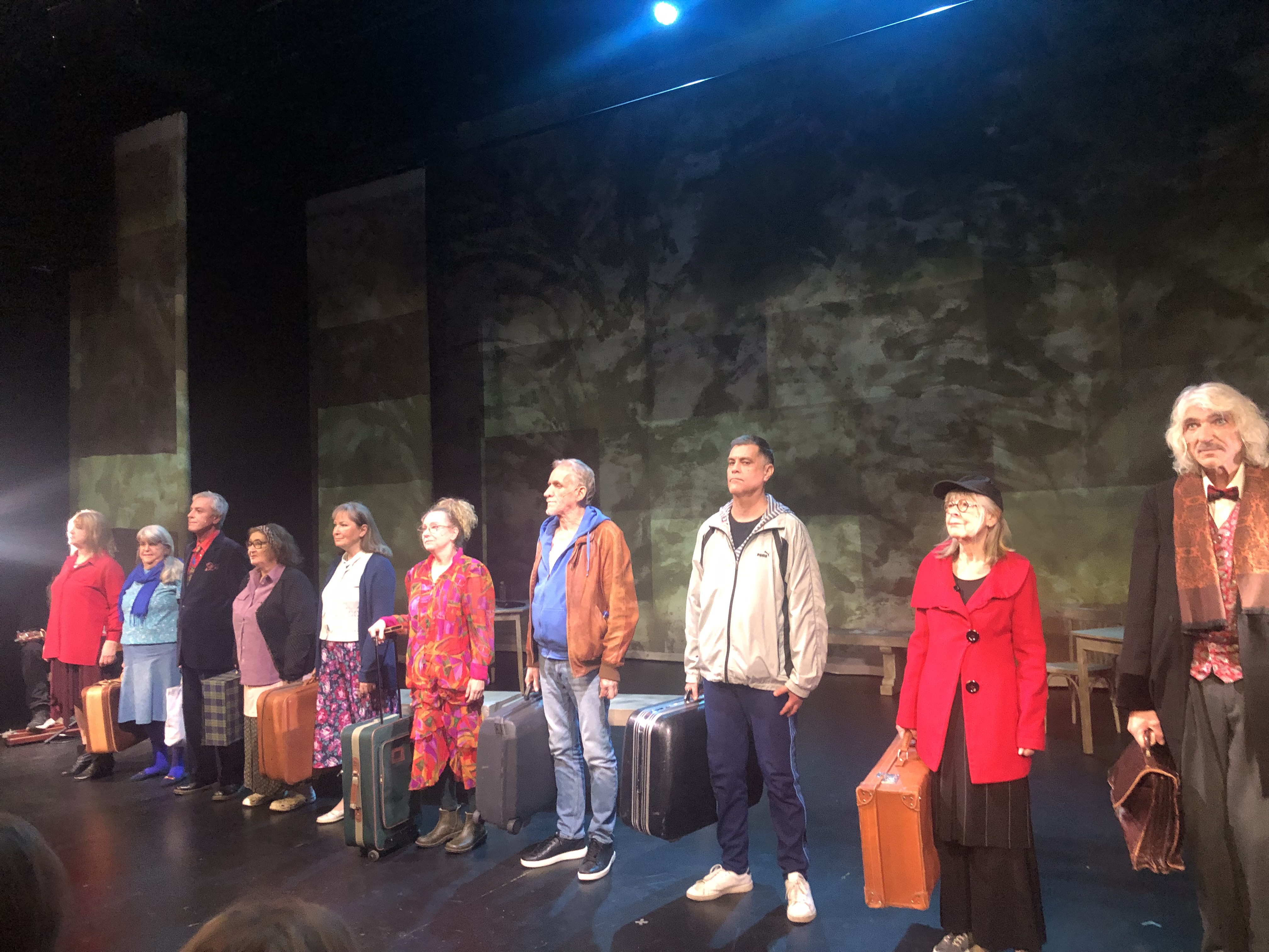 Stumpenensamblen på scenen.