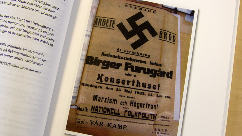 Affisch 1933 Nazistmöte Helsingborg
