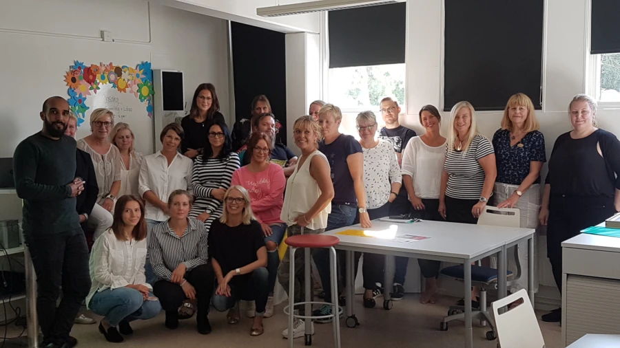 Workshop med elevhälsopersonal och pedagoger från Rydebäckskolan och Svensgårdsskolan.