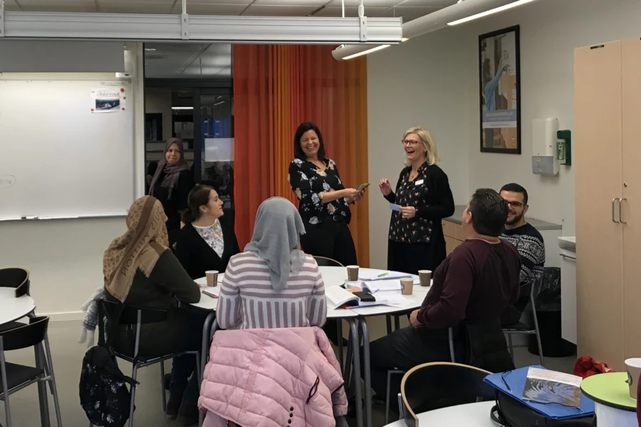 Maria Lundquist och Jennie Bladh, lärare på Lärarvägen.