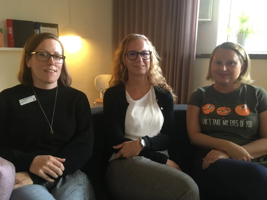 Sofie Hansson, Jessica bergquist och Maddy Jarlén, årskurs 1