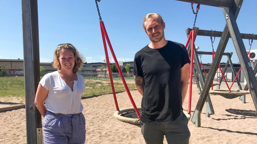 Maria Dahlgren och Sebastian Hansson