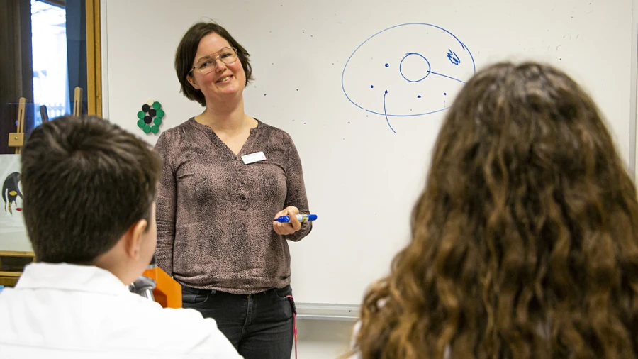 Johanna Lindblom undervisar i NO på Gläntanskolan.