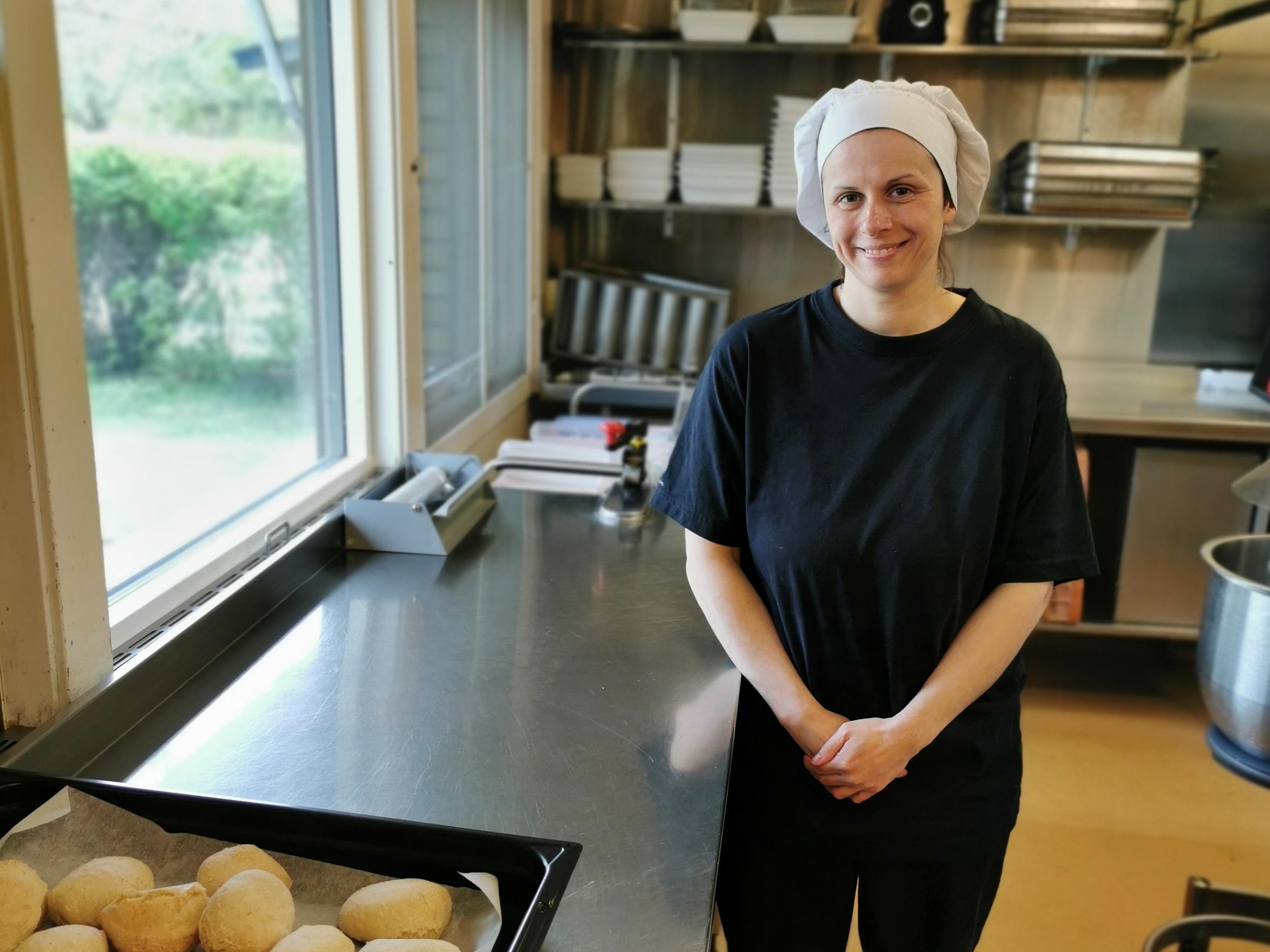 Amela, kock på Solrosens förskola.