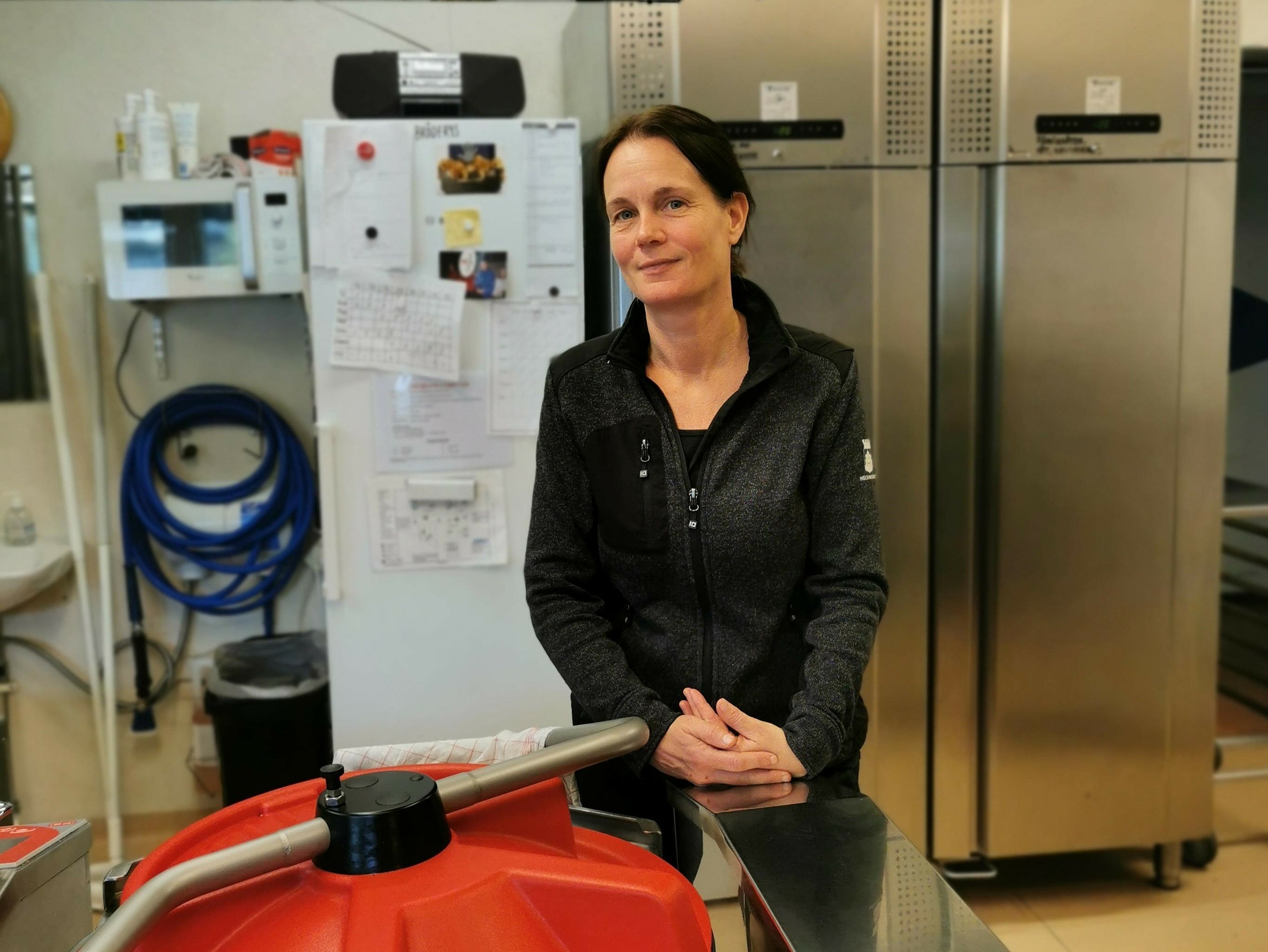 Porträtt av kock Anna på Solrosens förskola