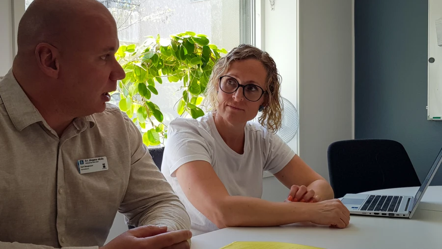 Gert Bengtsson och Sara Bondesson.