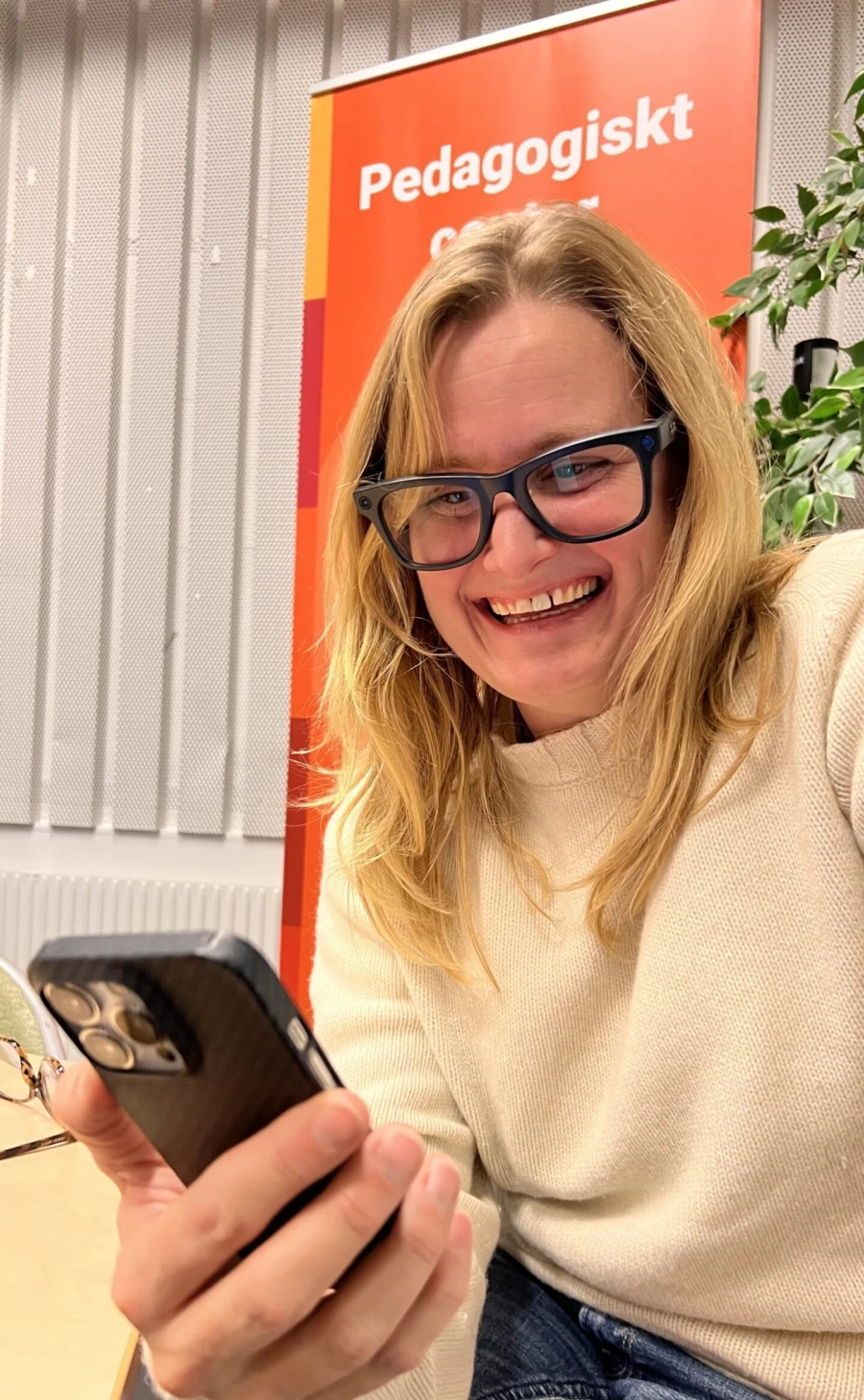 Porträttfoto på lärare Anna.