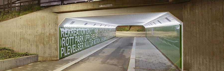 Gång- och cykeltunnel i Helsingborg