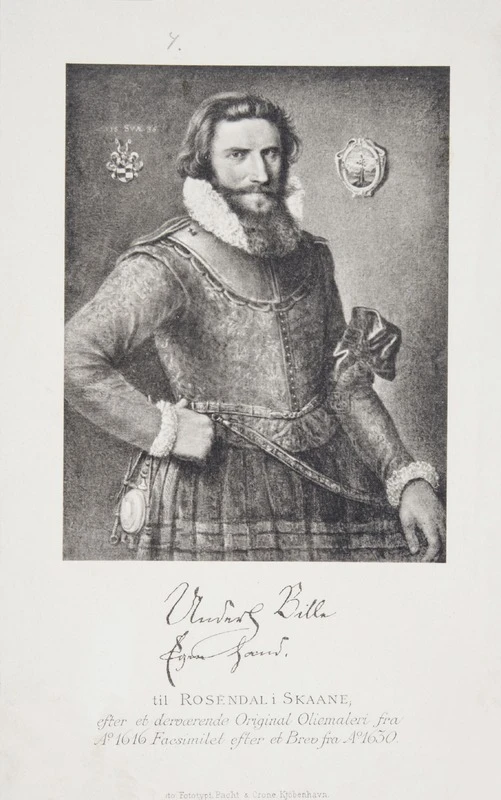 Svartvitt grafiskt tryck av Anders Bille.