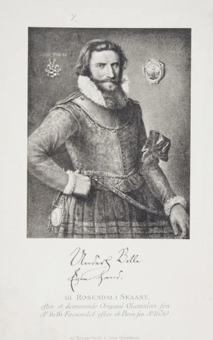 Svartvitt grafiskt tryck av Anders Bille.