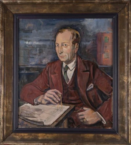 Porträtt av Arvid Fuhre målat av Hugo Gehlin 1931.