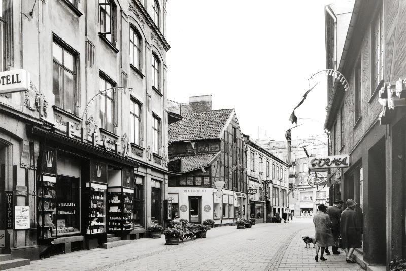 Electa på Kullagatan, 1963. Fotograf: Otto Holmström/Helsingborgs museum.