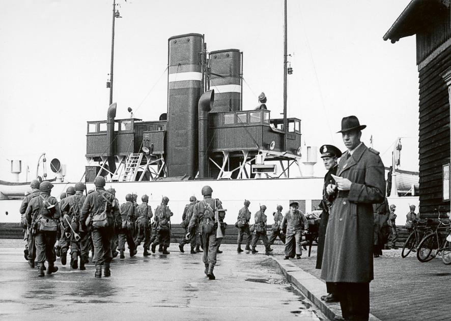 Redo för återfärd till Danmark efter krigsslutet maj 1945