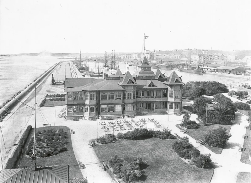 Hamnpaviljongen. Foto 1920-tal