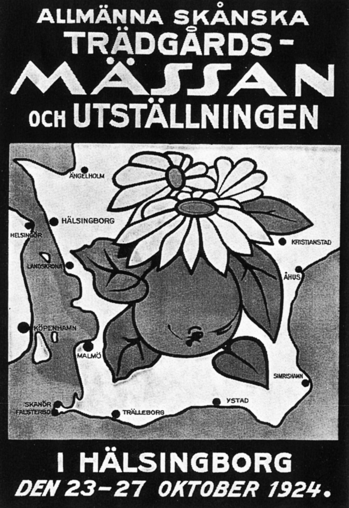 Reklam för utställning 1924.