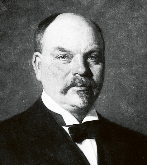 Byggmästare A. J. Wison 1855-1915. Oljemålning av Knut Ekvall 1904.
