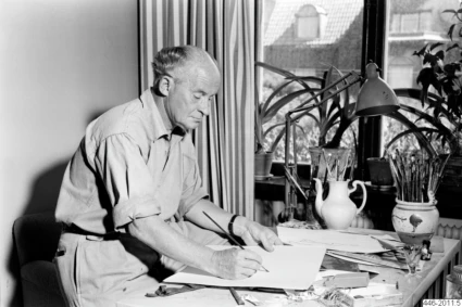 Eric Cederberg 1955. Foto: Lindberg foto