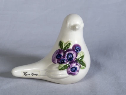 Rosa Ljung prydnadsfågel