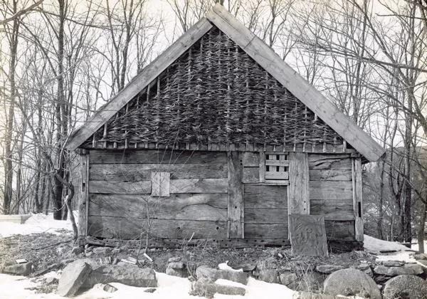 Teglarödsstugan på Knutstorp år 1924. Foto: Helsingborgs museum 24_313