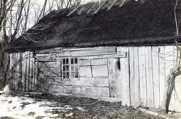 Teglarödsstugan på Knutstorp år 1924. Foto: Helsingborgs museum 24_315