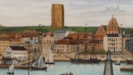 Oljemålning av Carl Nilsson