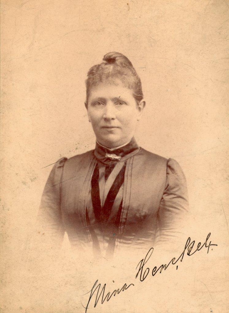 Porträtt av Wilhelmina Henckel 1902.
