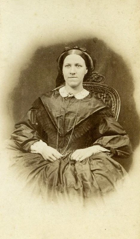 Eleonora Jepson, född Scherber, fotograferad 19/9 1862.