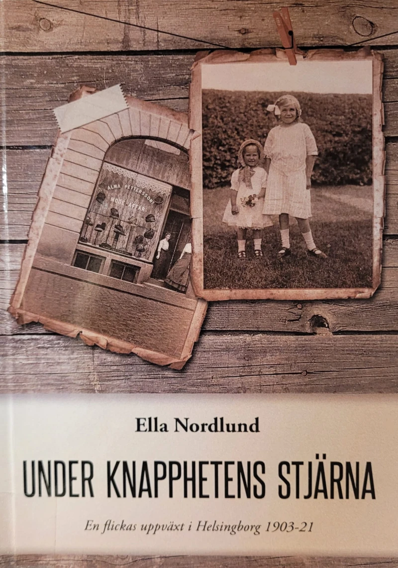 Bokomslag till ”Under knapphetens stjärna” av Ella Nordlund.