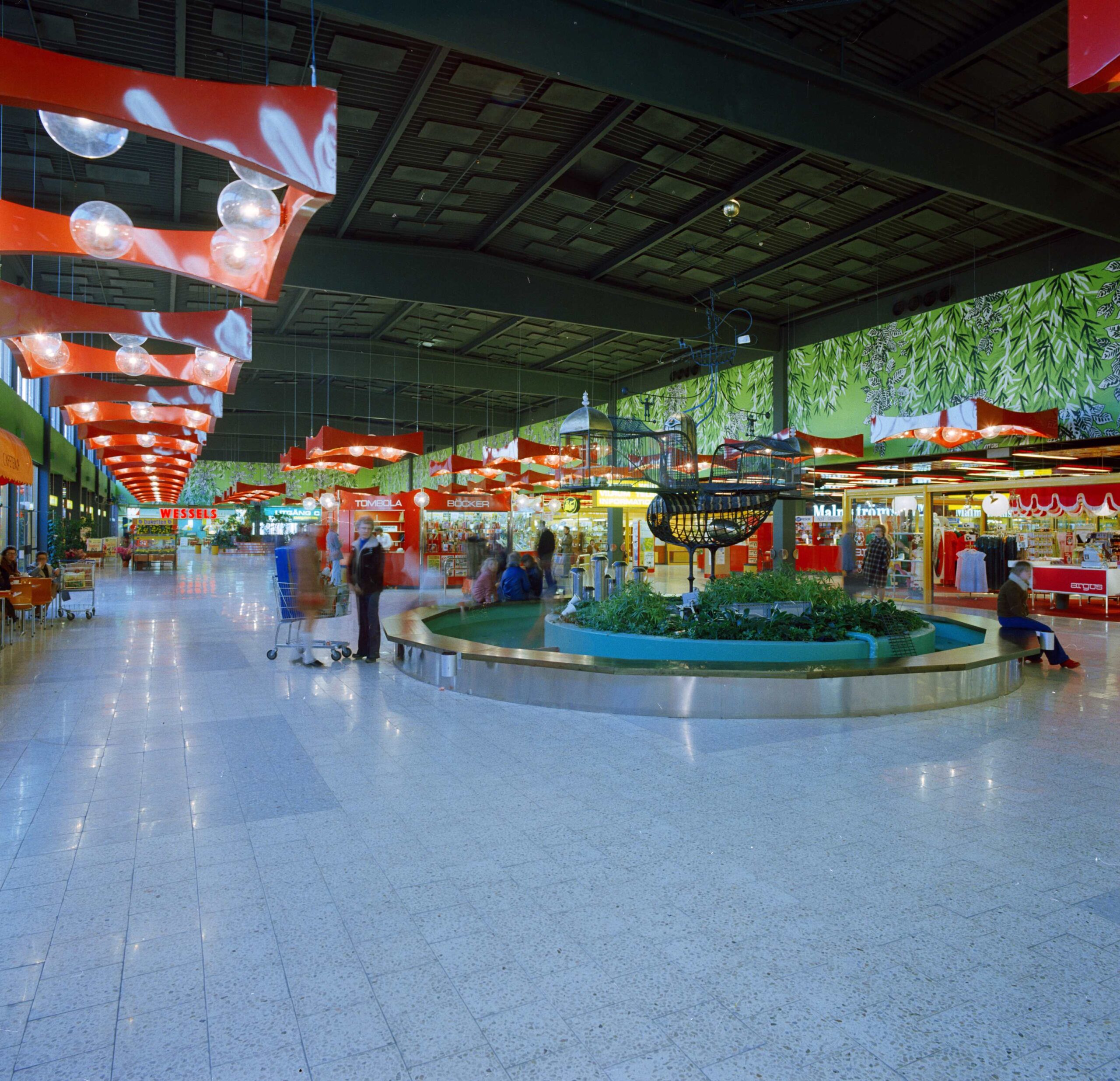 Väla Centrum 1974. Foto: AB Helsingborgs-Bild. Helsingborgs museum.