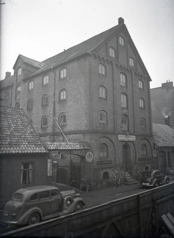 Konsul Olssons magasin på Kullagatan, foto 1948. Lindberg foto, Helsingborgs museum.