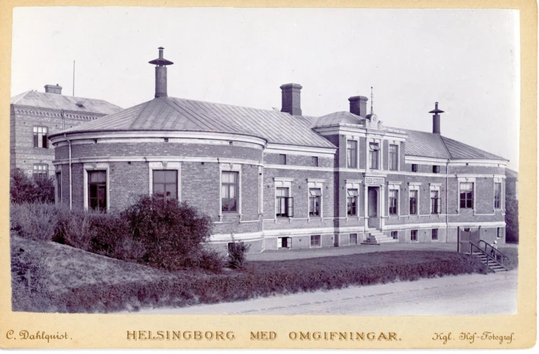 Barnsjukhuset vid tiden för sekelskiftet 1900. Fotograf: Carl Dahlquist. Helsingborgs museum.