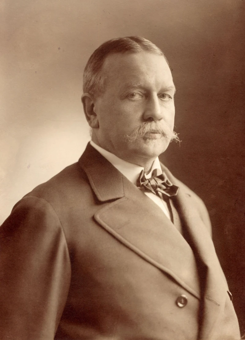 Oscar Trapp. Foto ur Helsingborgs museums samlingar.
