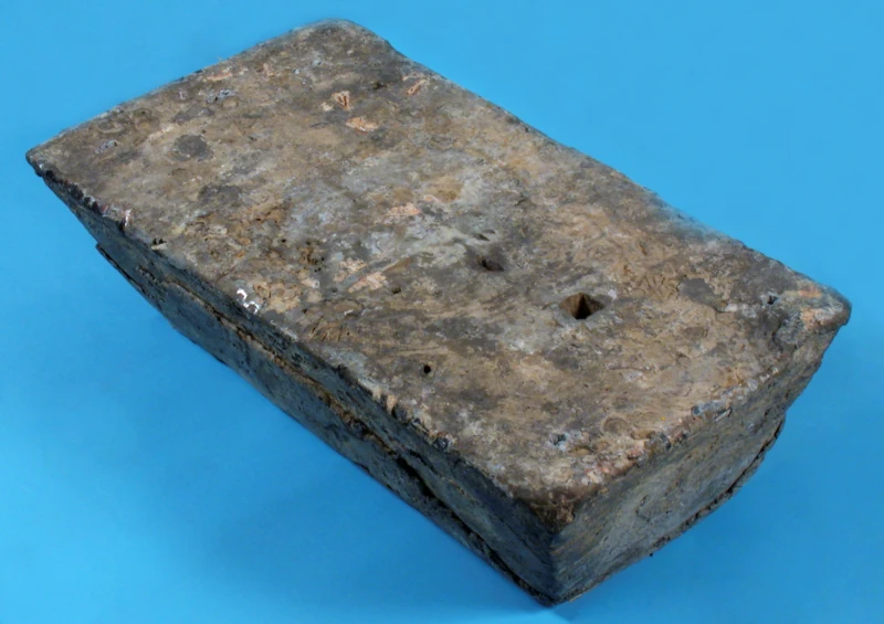 Den romerska blytackan från Kosmai, Serbien. Helsingborgs museum.