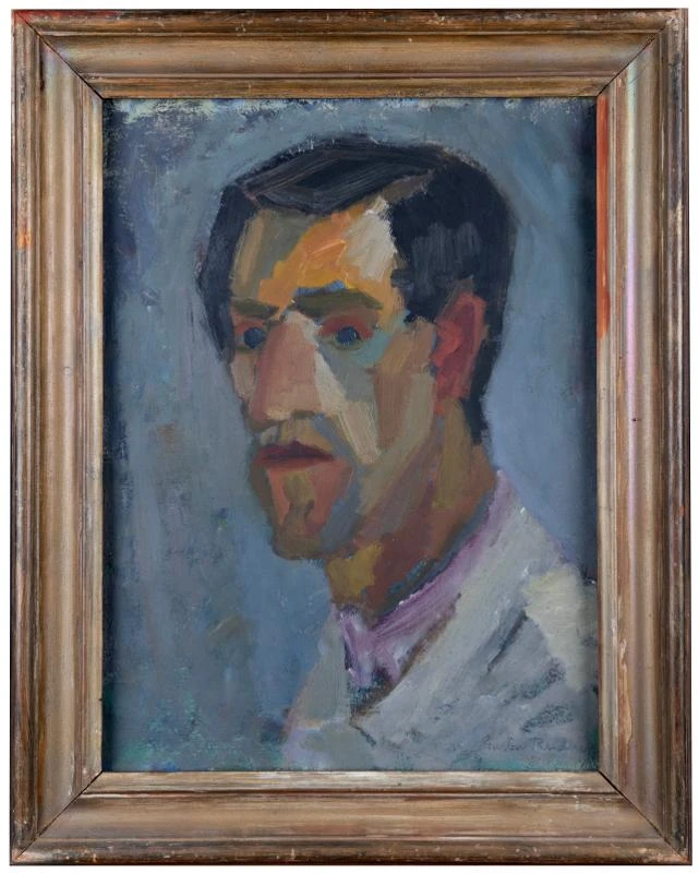 Självporträtt av Gustav Rudberg.