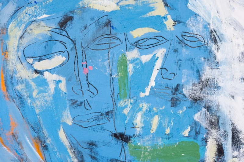 Detalj av omnämnd målning. 