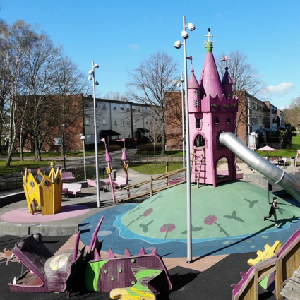 Bild på lekplatsen för mötesplatser