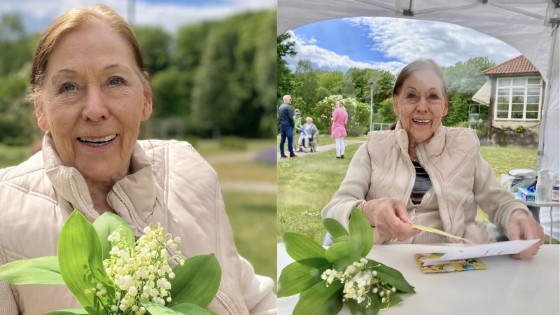 Siv firade sin 88-årsdag med ett efterlängtat kalas. Foto: Carina Bergman