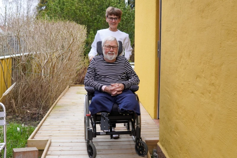 Ragnar och Gunnel vill åldras i sitt älskade hus och bo kvar i många år.