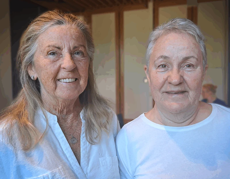 Marie McBride och Annie Björling deltog på tisdagens invånardialog.