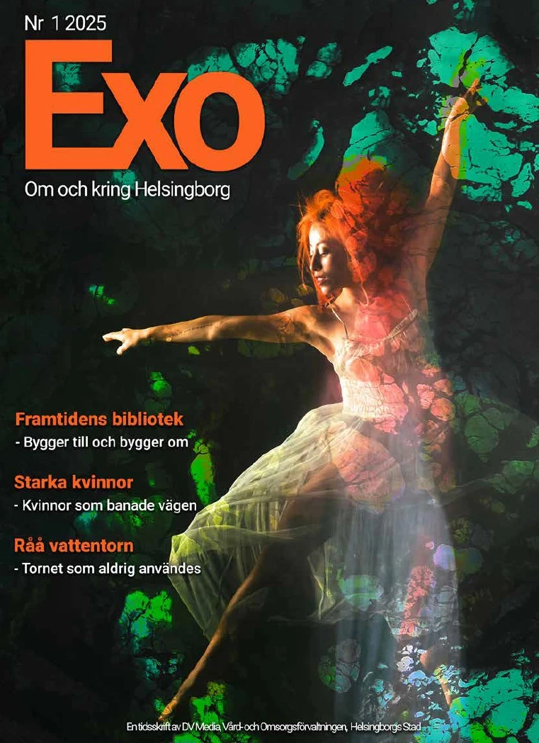 Bild på tidningen Exo nummer ett 2025.