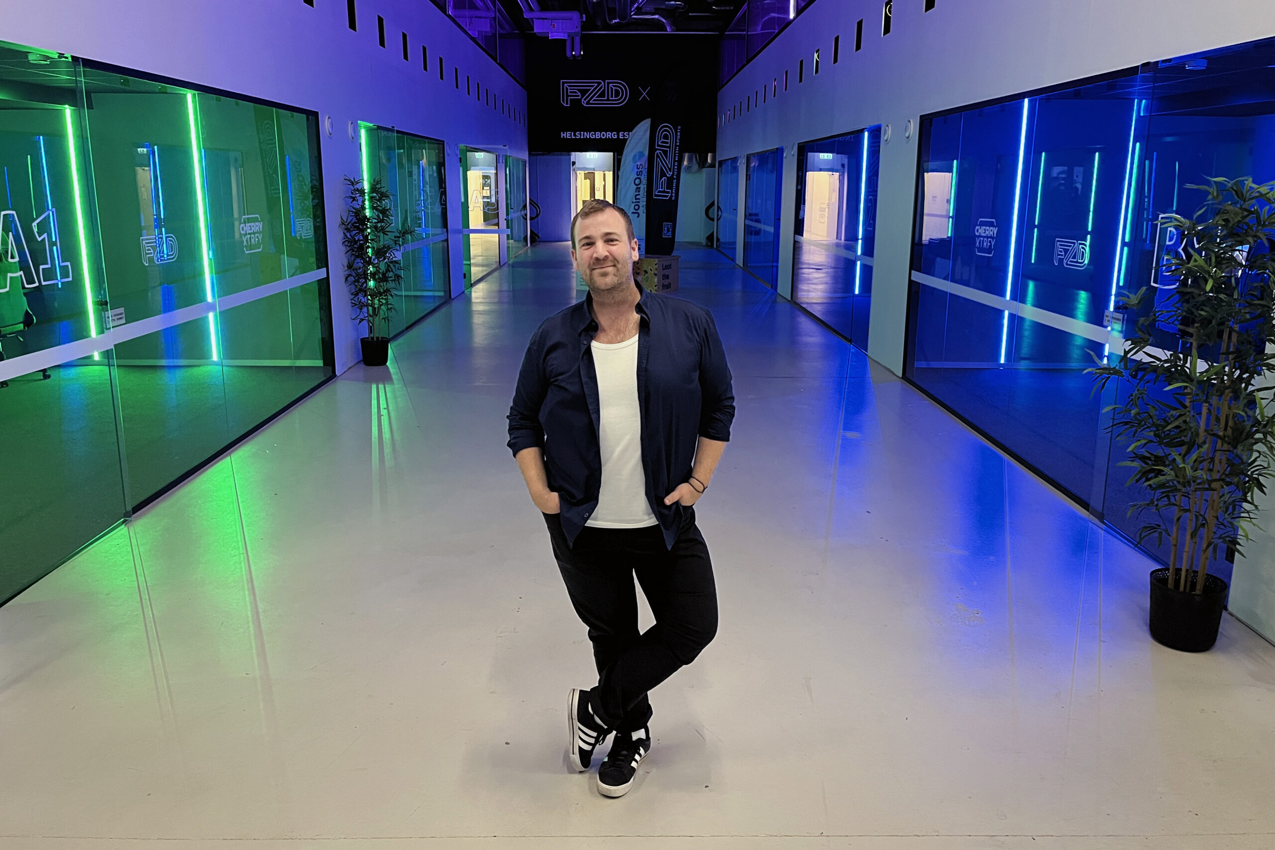 Här på Fuzed finns stora ytor med möjligheter till att spela dataspel och idrotta. I denna del finns det flera rum med gamingdatorer.