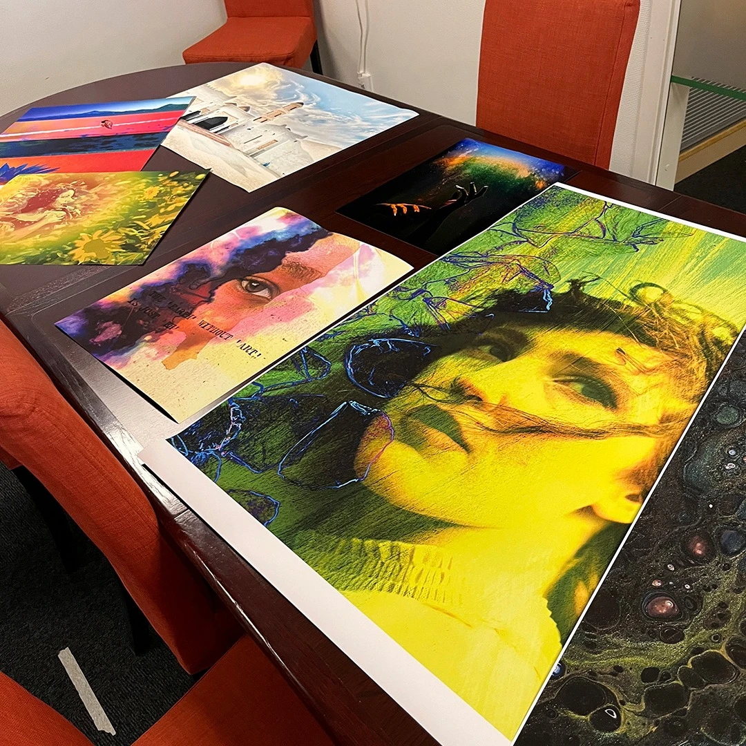 Konstverk på DV Media