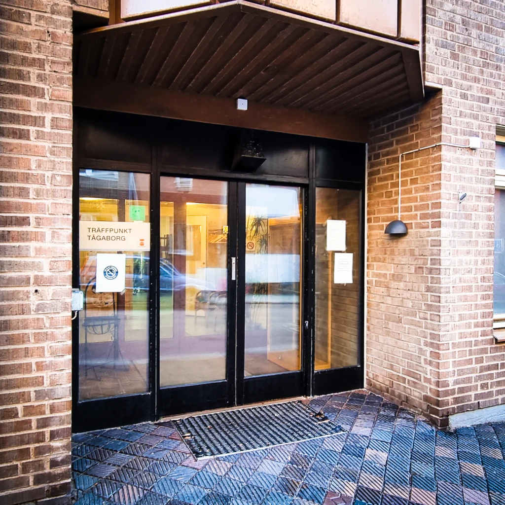Tågaborg träffpunkts entré