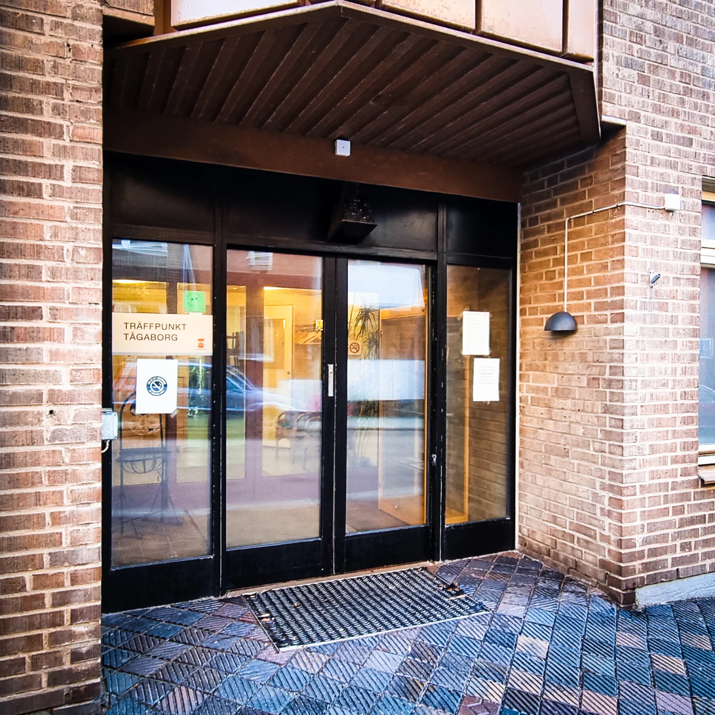 Tågaborg träffpunkts entré