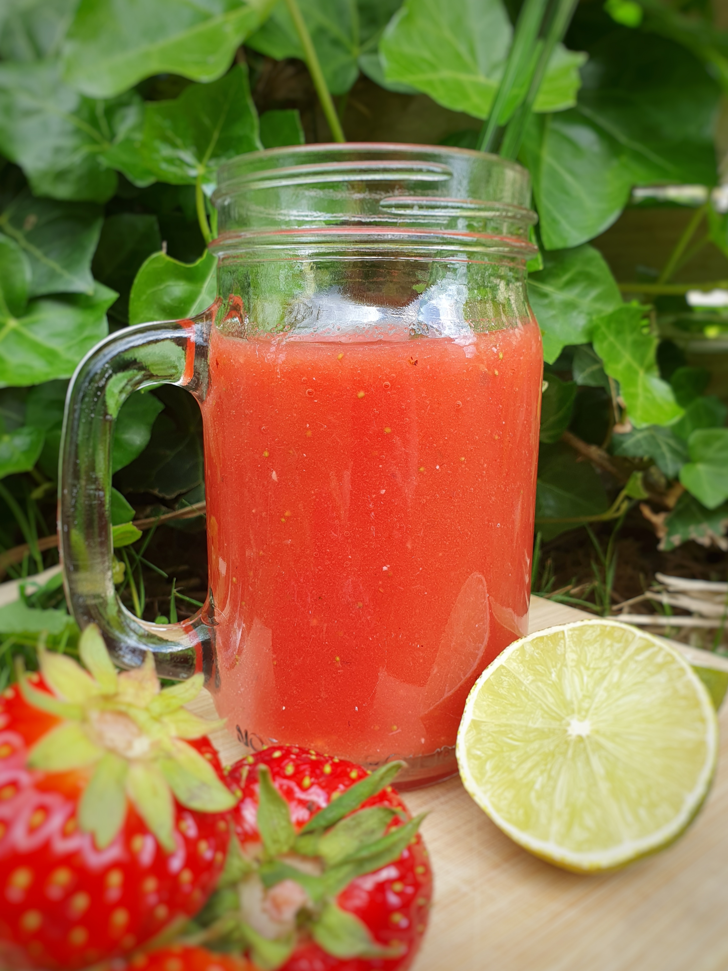 En läskande melonsmoothie