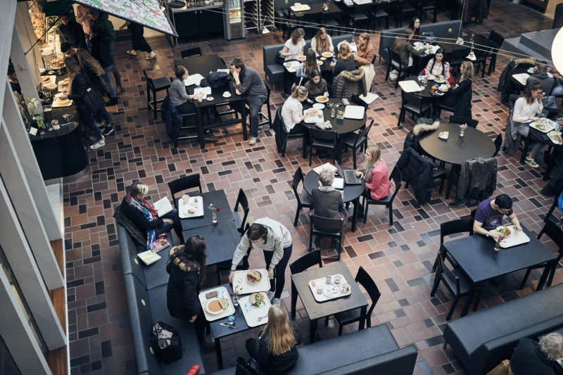 Café Birger på Stadsbiblioteket i Helsingborg.