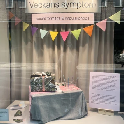 veckans symptom social förmåga och impulskontroll