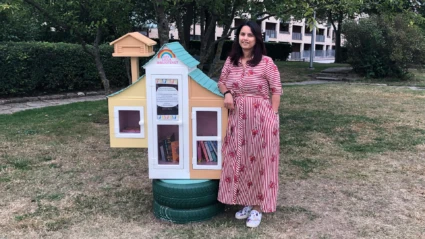 Minibiblioteket på Furutorpsplatsen