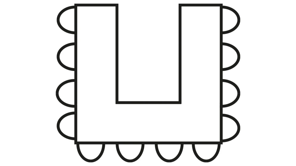 Hästsko-sittning Tennisbollen